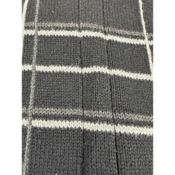 Oscar de la Renta Cotton Men’s XL Sweater Plaid Y2K Vintage Excellent Condition - Picture 4 of 6
